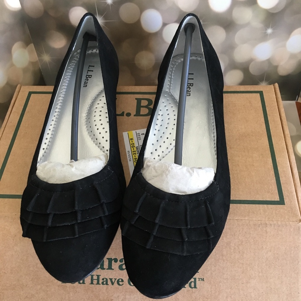 Reserved! - L. L. Bean Suede Ballet Flats